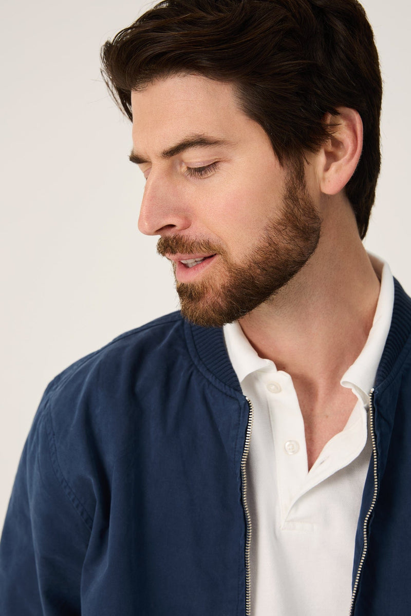 The Bomber Canvas Azul Marino-zoom-