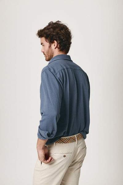 The Cotton Camisa Azul Suances