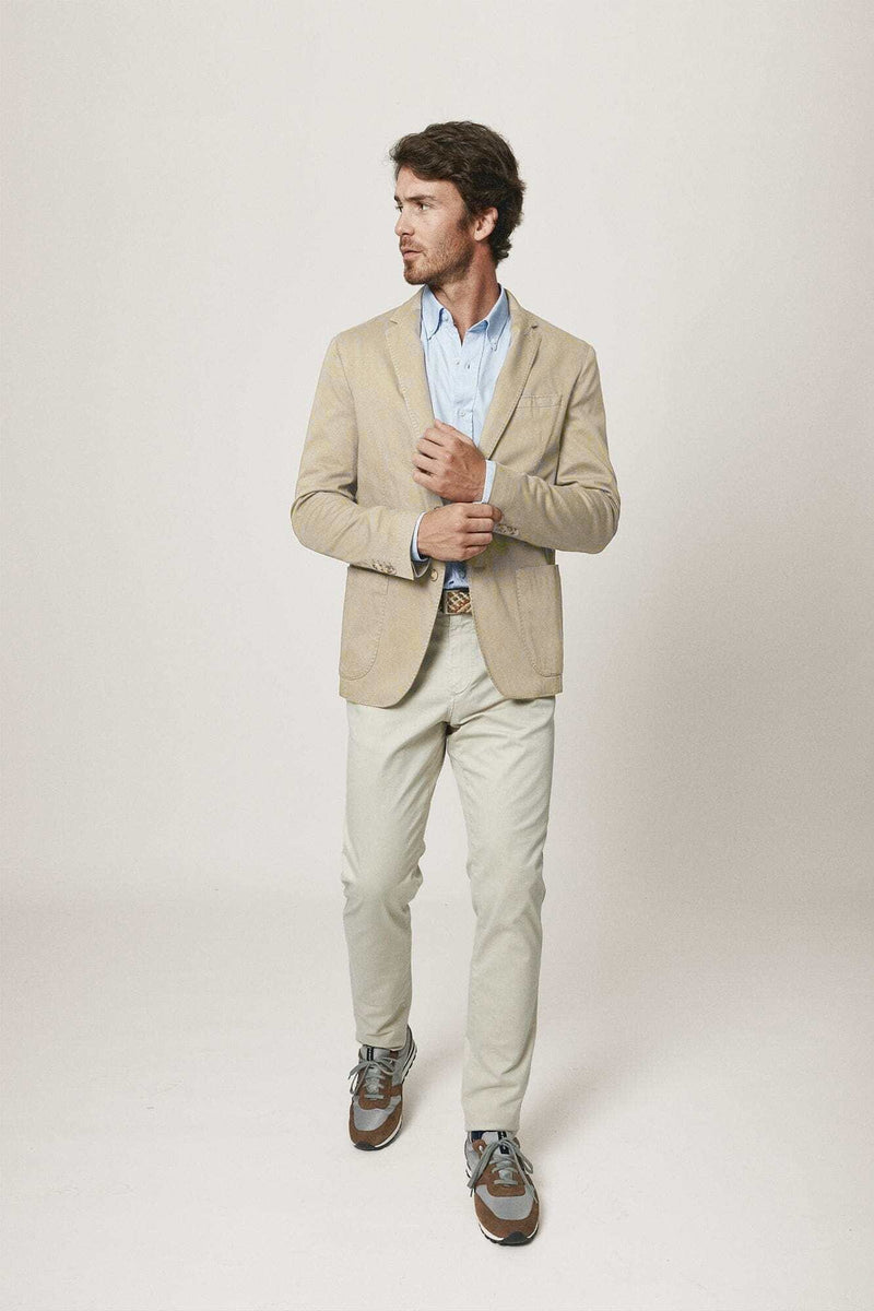 The Blazer Grainy Beige Seimeira-zoom-