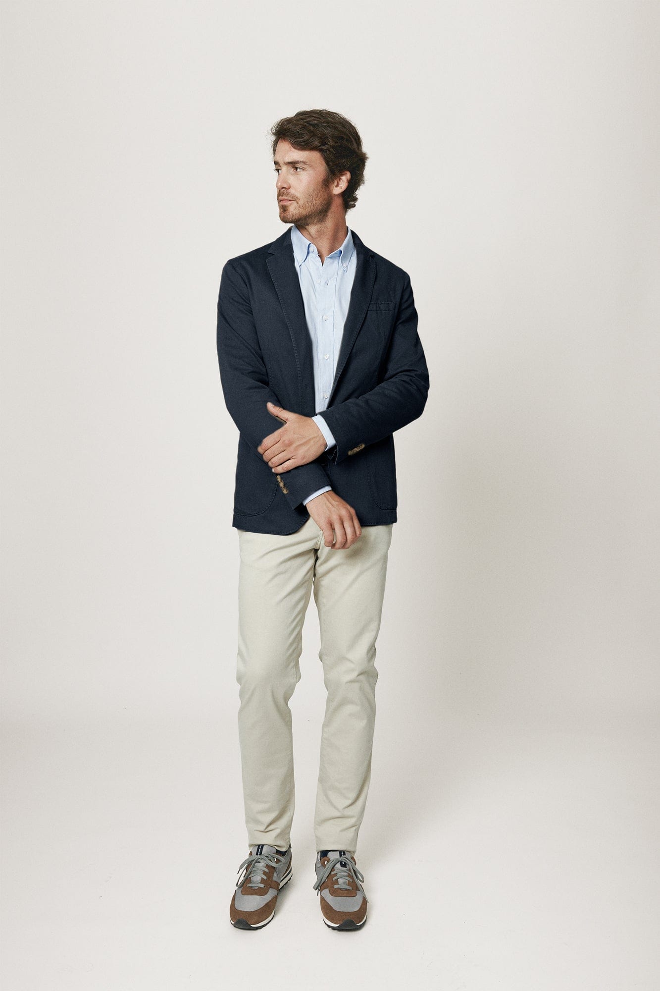 The Blazer Grainy Azul Marino-4