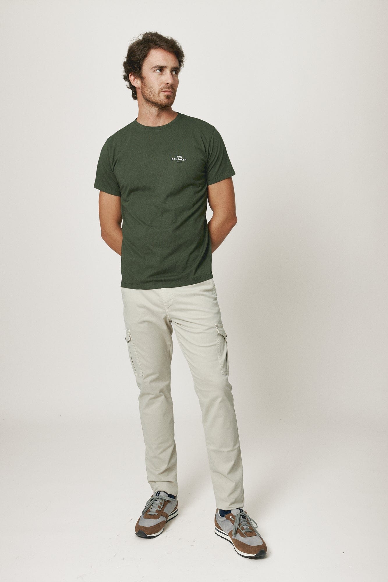 The Cotton T Shirt Verde Pino-1