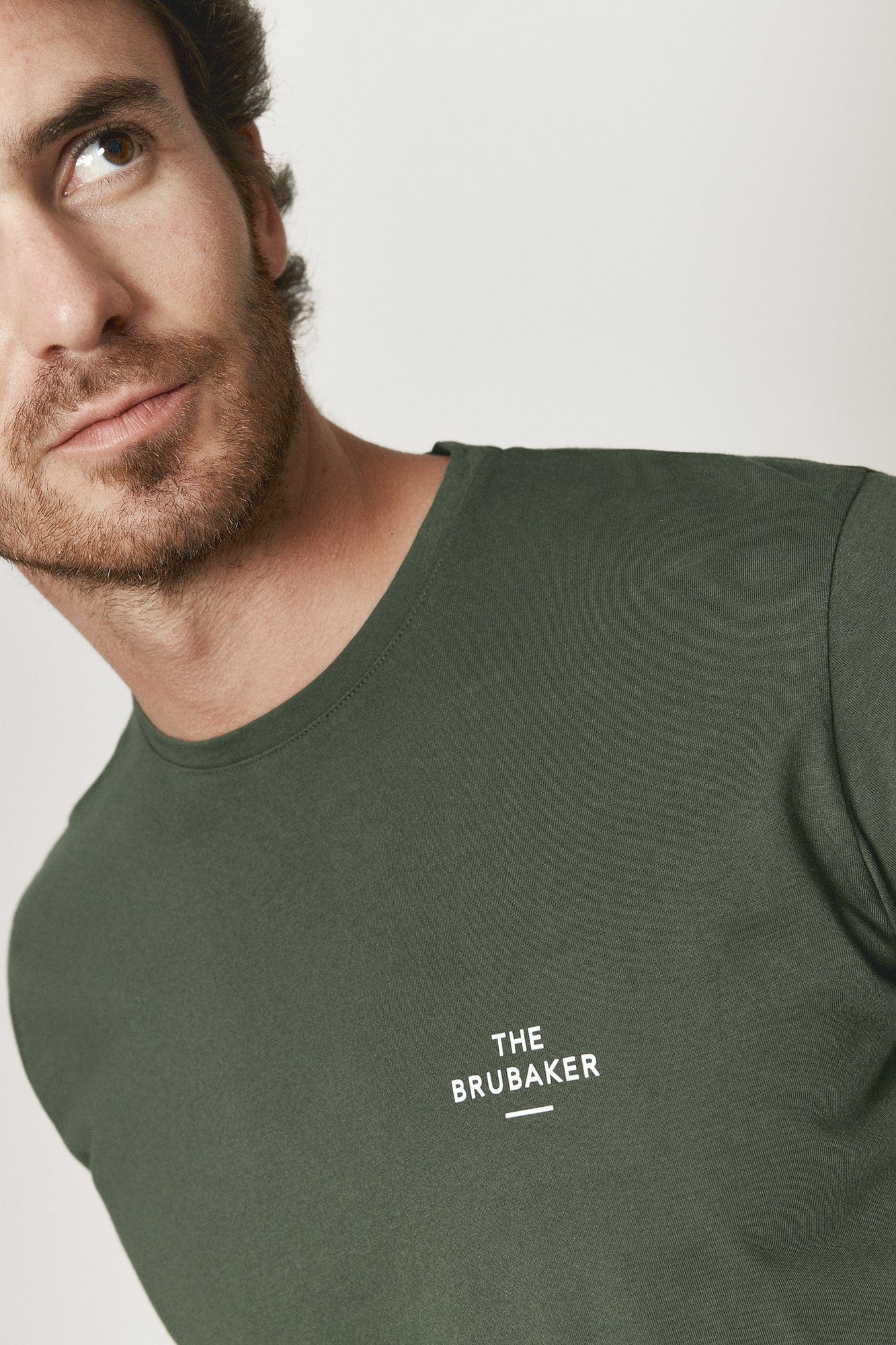 The Cotton T Shirt Verde Pino-zoom-2