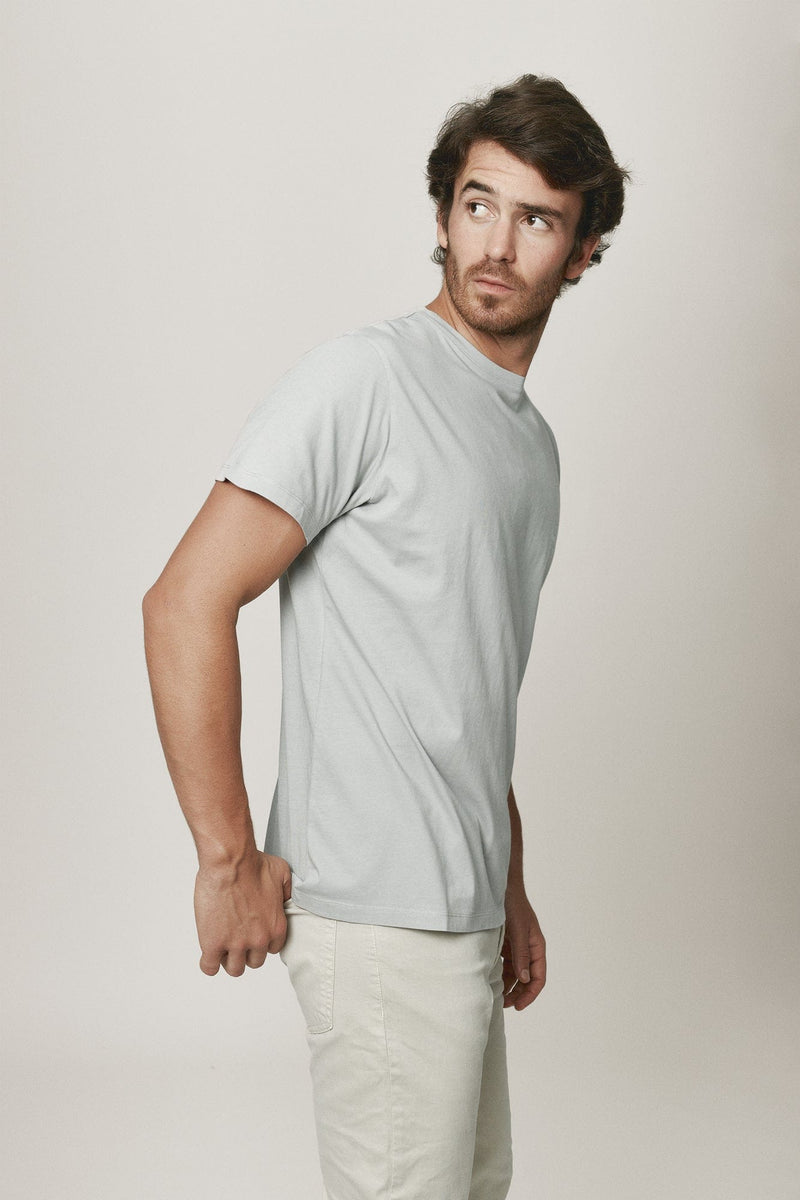 The Cotton T Shirt Gris Lugo-zoom-