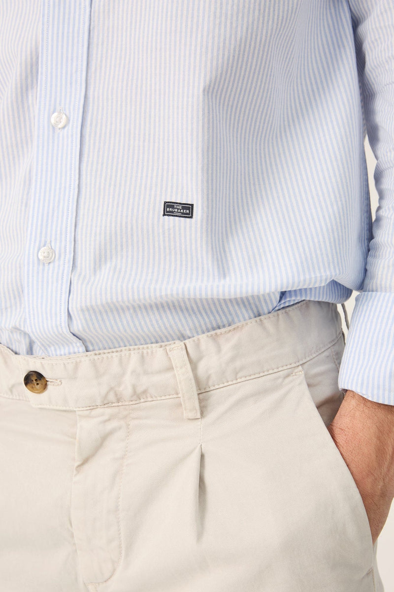 The Oxford Raya Azul Claro Button Down-zoom-