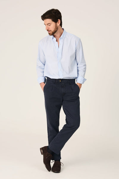 The Popelin Azul Liso