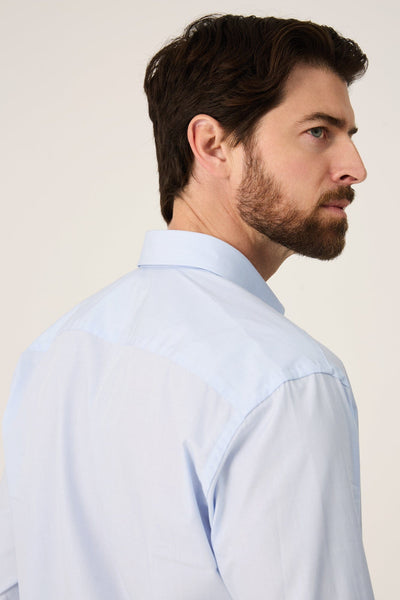 The Popelin Azul Liso