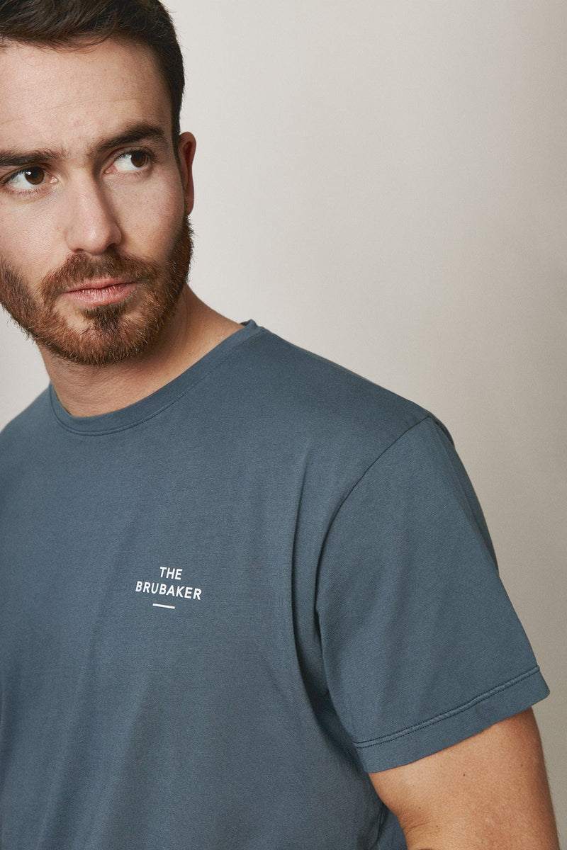 The Cotton T Shirt Azul Tenerife-zoom-