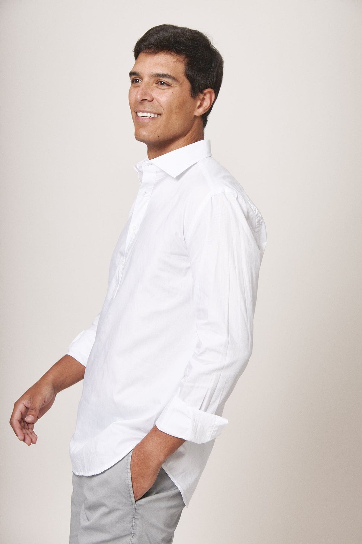 The Popelin Polera Blanca