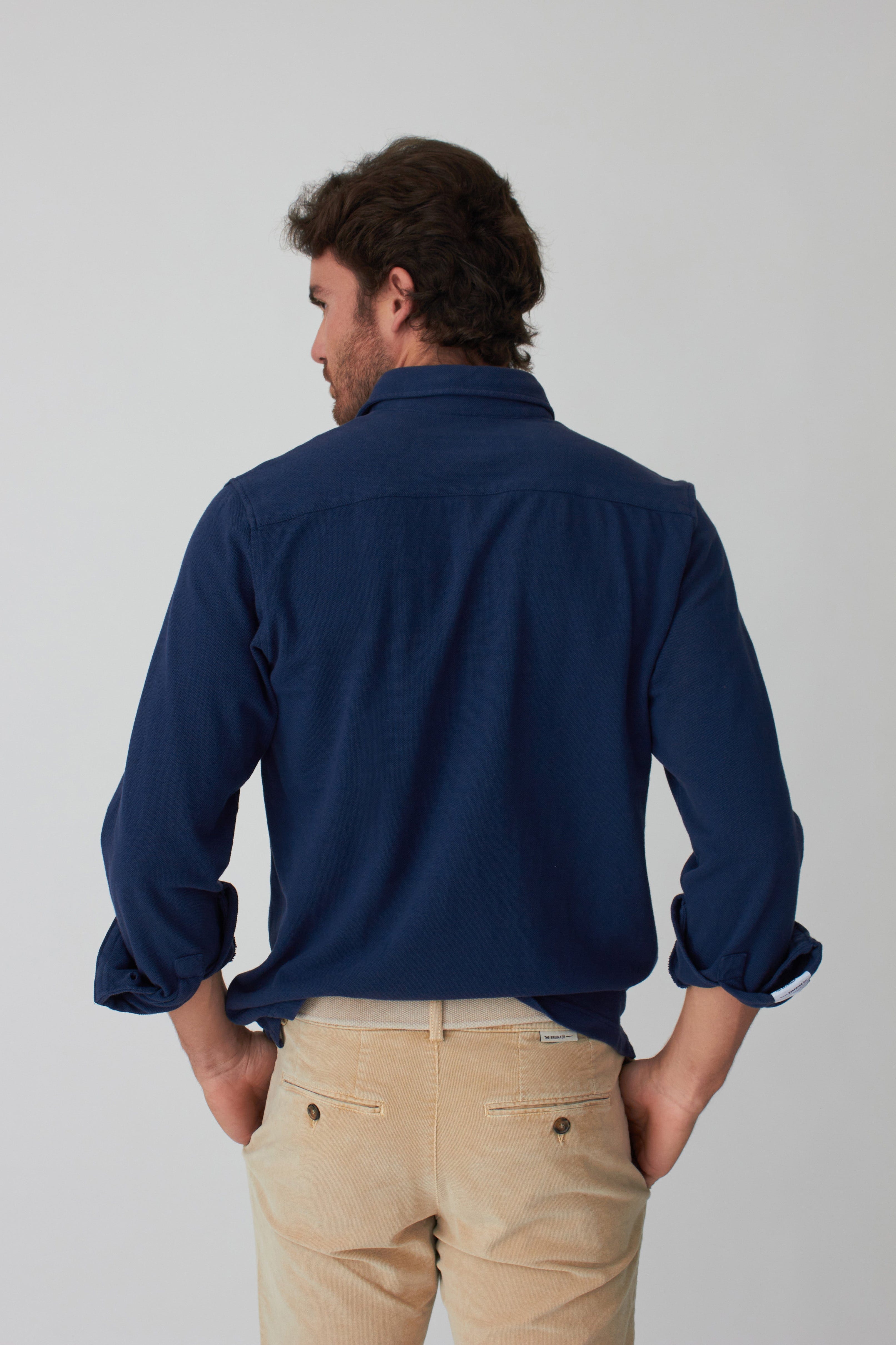 The Cotton Polera Azul Marino-zoom-2