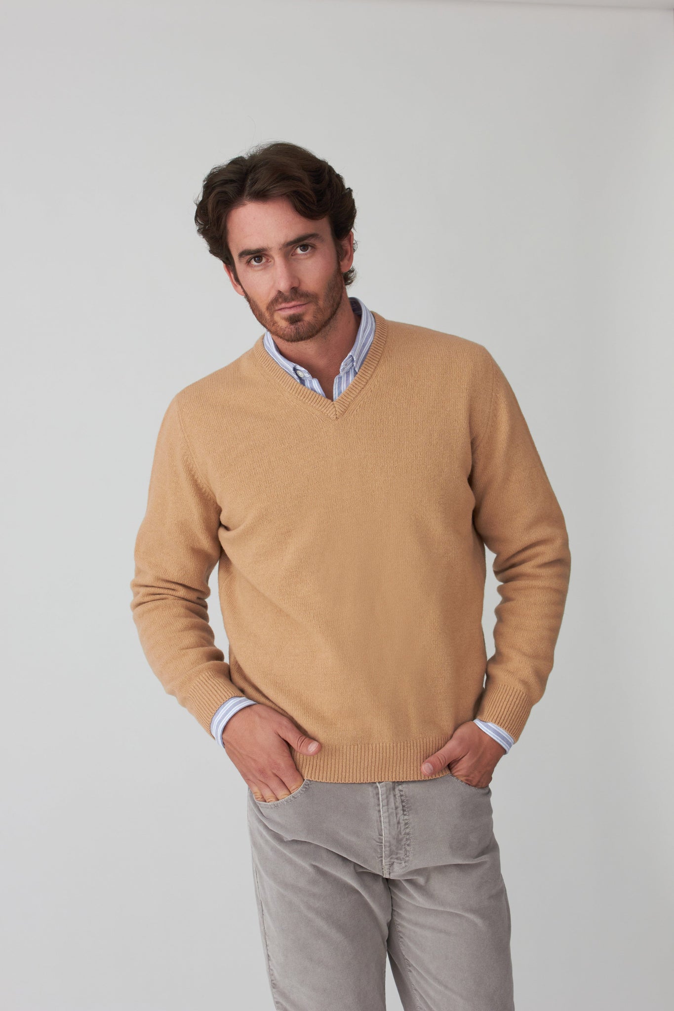The Lambswool Pico Camel Ronda Claro