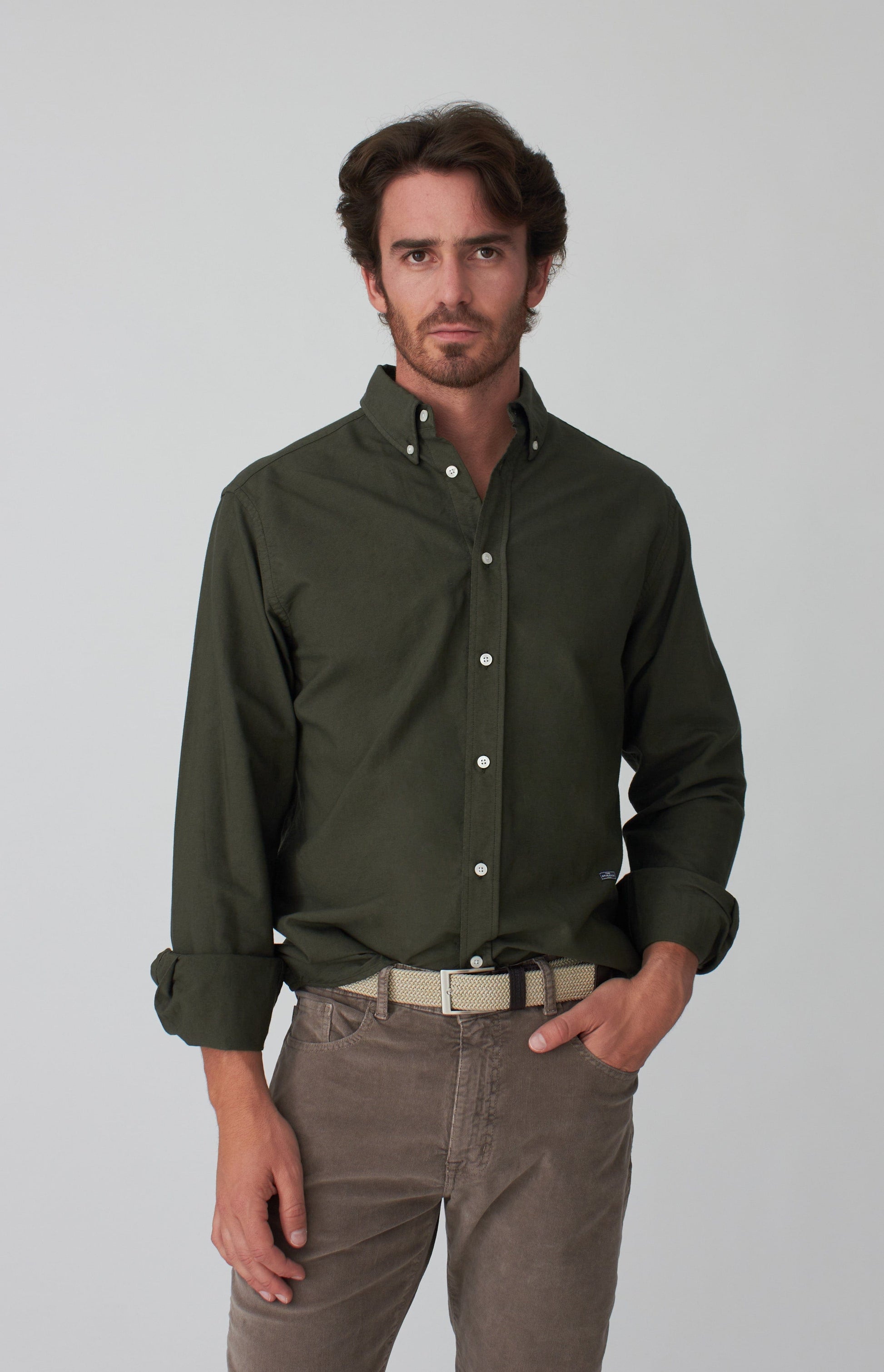 The Oxford Casual Verde Oscuro-1