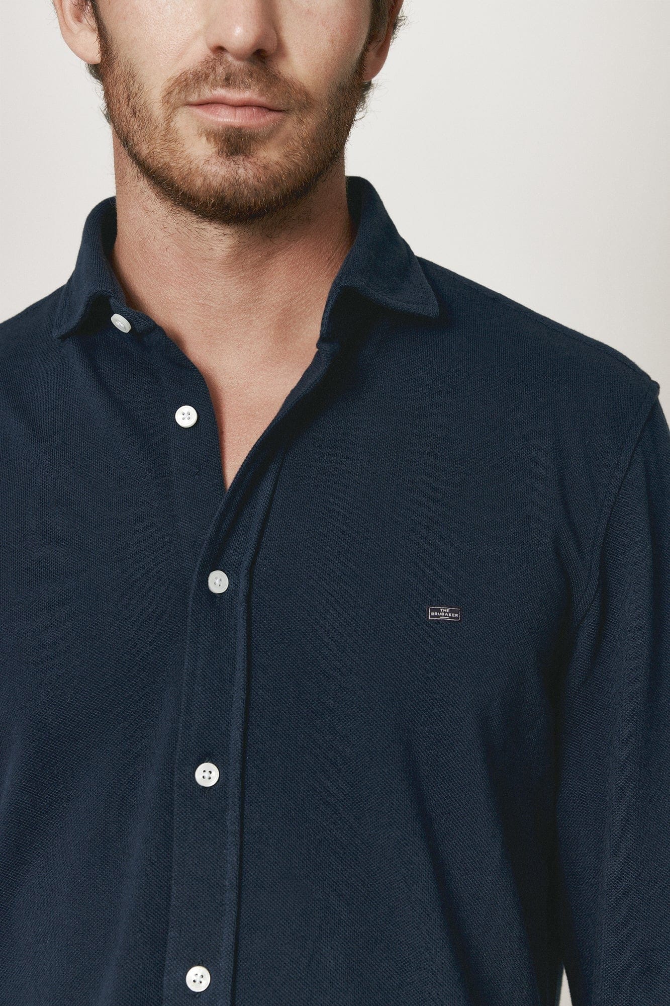 The Cotton Camisa Azul Marino-zoom-2
