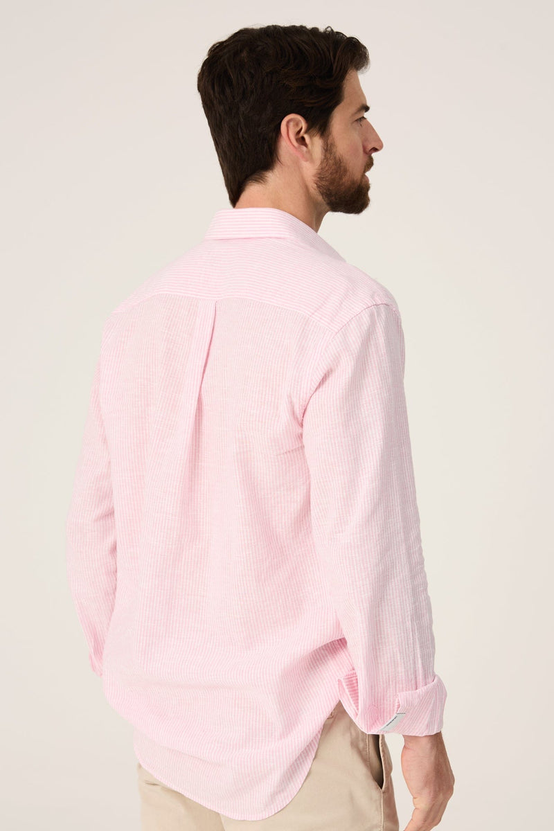 The Cotton Linen Camisa Raya Rosa-zoom-