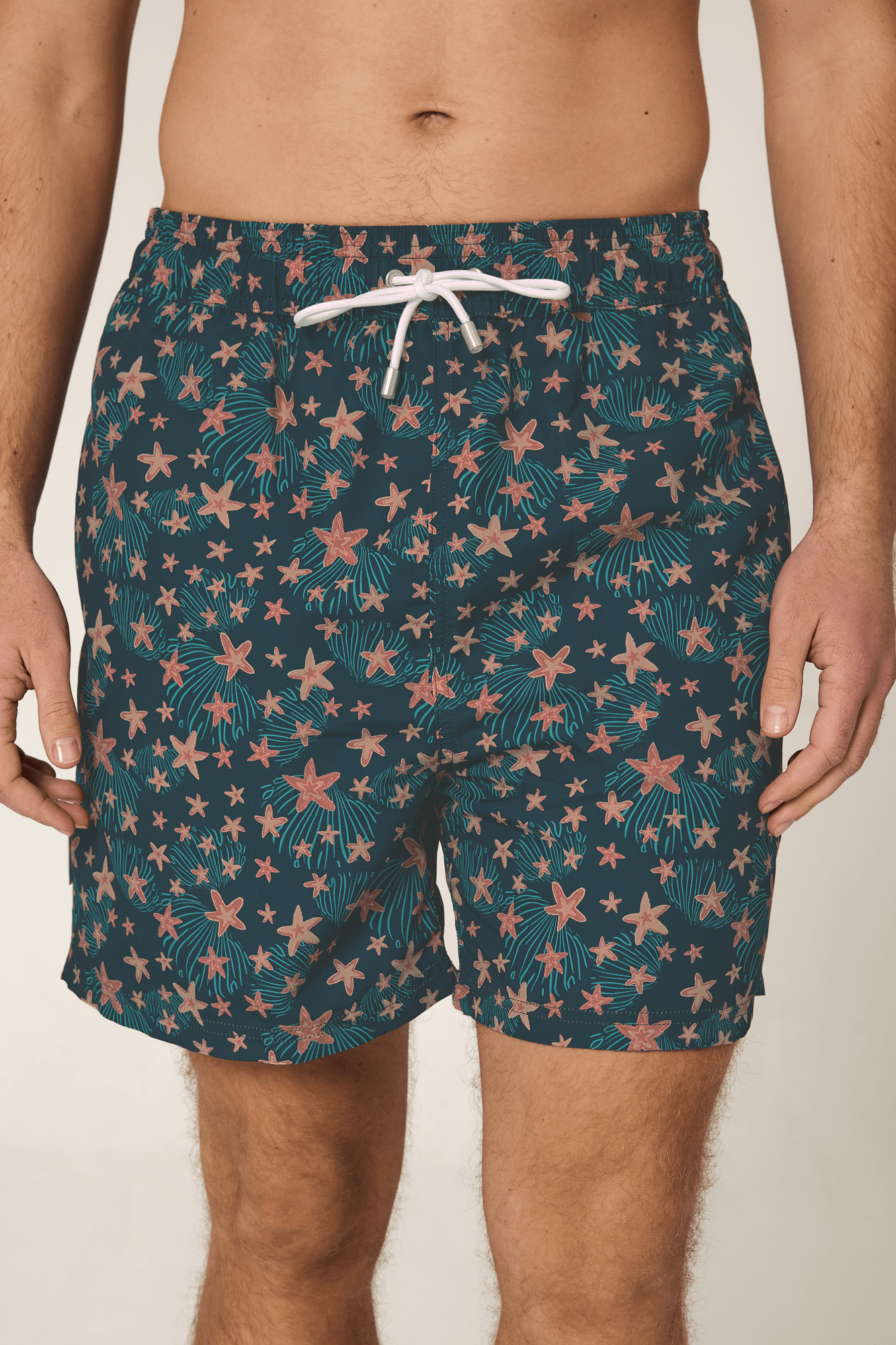 The Swim Estrellas Ocre Fondo Azul