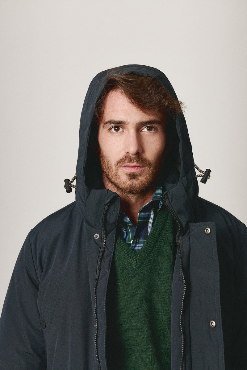 The Parka Azul Marino Bilbao-zoom-