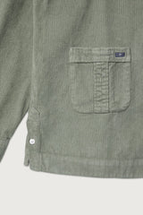 sobrecamisa pana verde BRUKAER