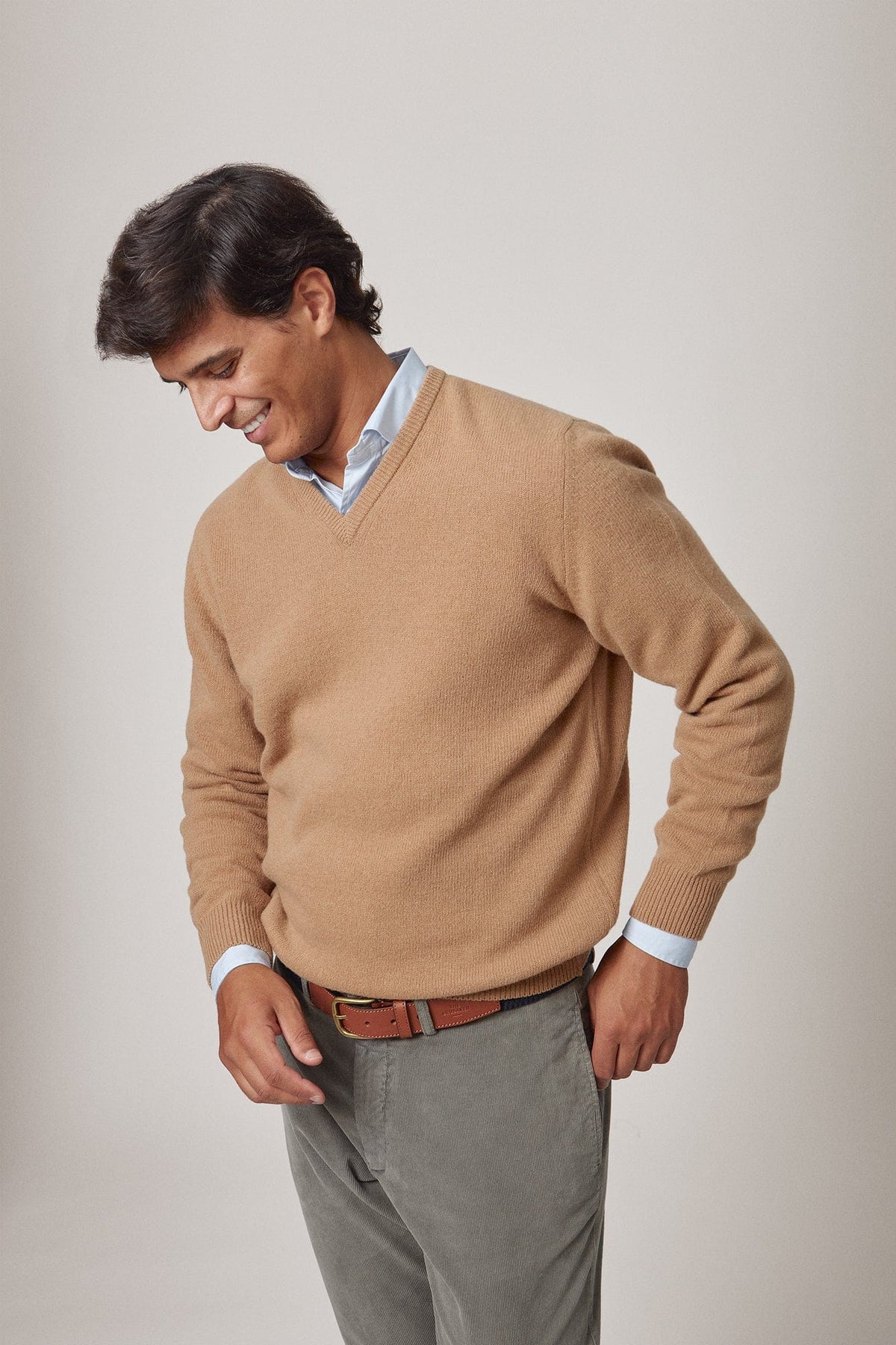 The Lambswool Pico Camel Ronda-1