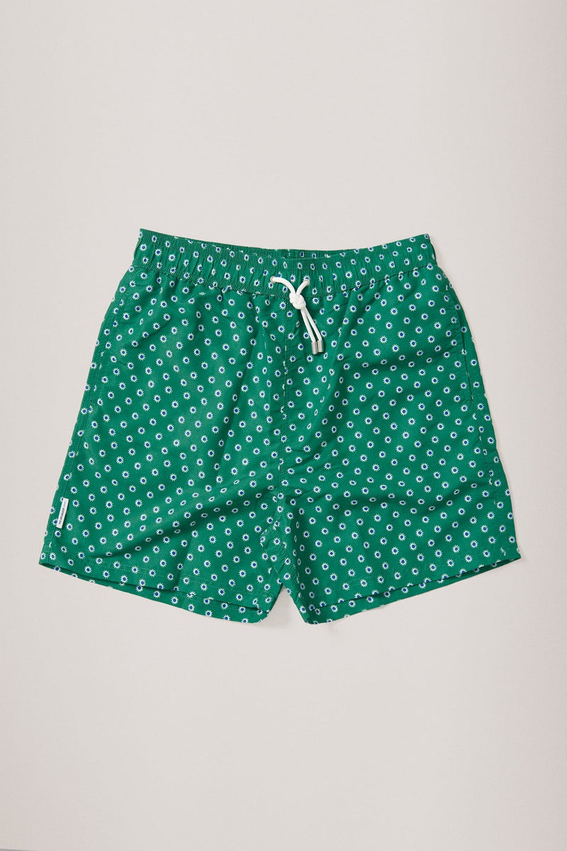 The Swim Flor Blanca Fondo Verde-zoom-